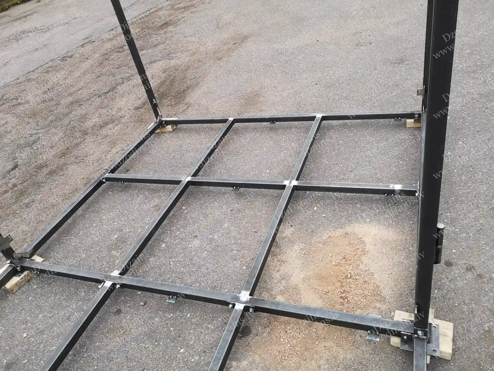 Металлический каркас навеса по индивидуальному заказу