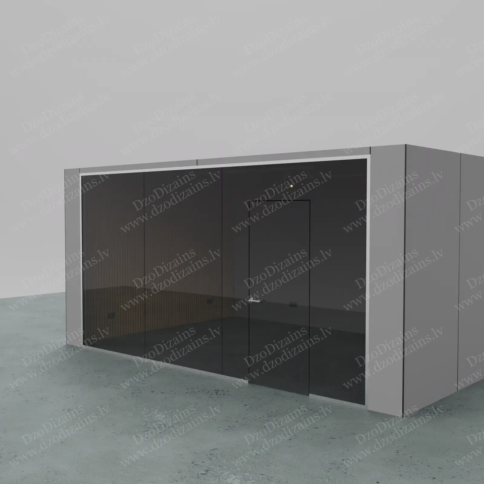 Дизайнерский переговорный зал с деревянной акцентной стеной и профессиональным освещением